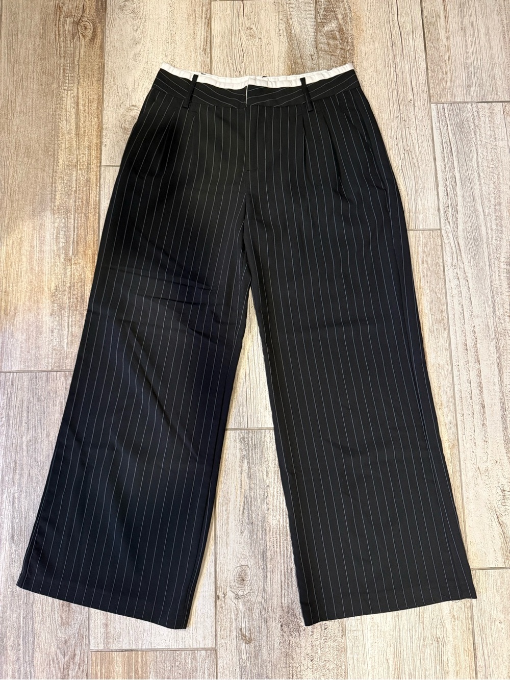 Striped Business Casual Trouser Pants